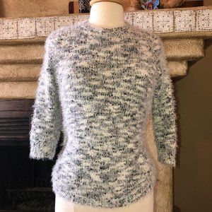 Cozy fuzzy speckled sweater